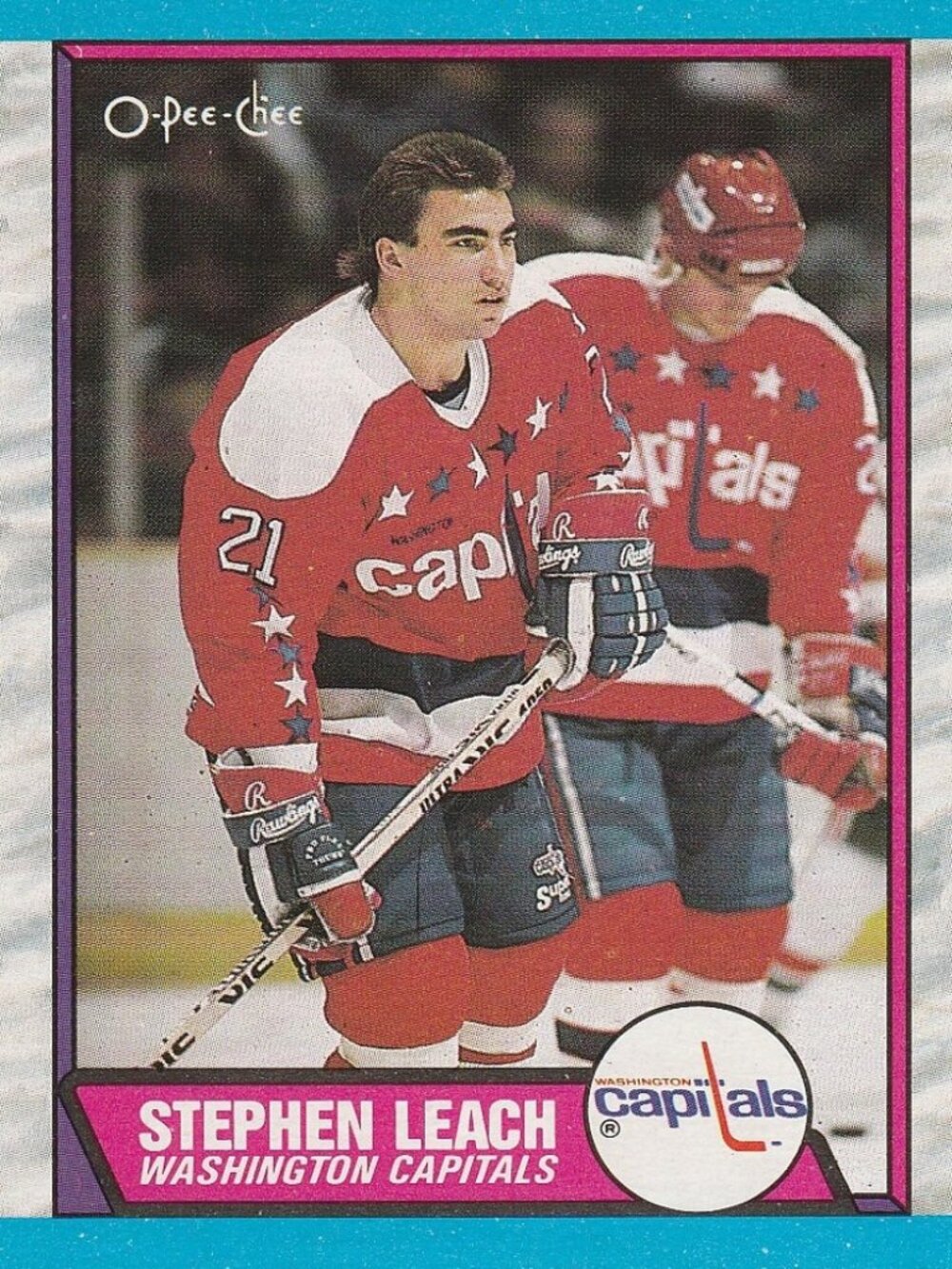 Stephen Leach - 1989 O Pee Chee Hockey Card